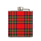 Royal Stewart Clan Tartan Kariert Flachmann (Rückseite)