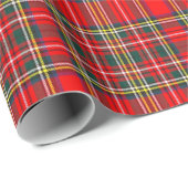 Royal Stewart Clan Tartan Kariert Geschenkpapier (Rolleneckpunkt)
