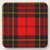 Royal Stewart Clan Tartan Kariert Getränkeuntersetzer (Vorderseite)