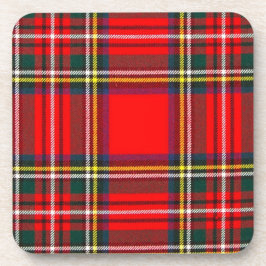 Royal Stewart Clan Tartan Kariert Getränkeuntersetzer