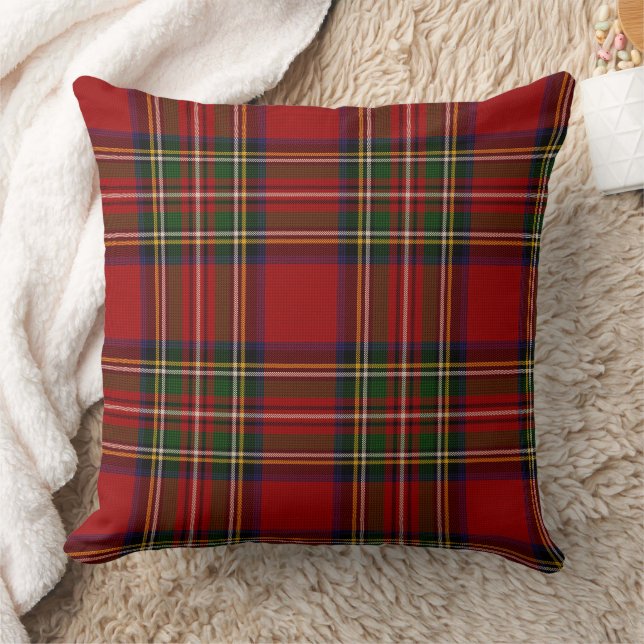 Royal Stewart Clan Tartan Kariert Kissen (Decke)