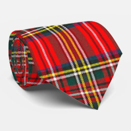 Royal Stewart Clan Tartan Kariert Krawatte