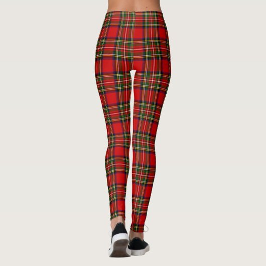 Royal Stewart Clan Tartan Kariert Leggings (Rückseite)
