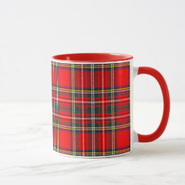 Royal Stewart Clan Tartan Kariert Tasse