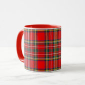 Royal Stewart Clan Tartan Kariert Tasse (Vorderseite Links)