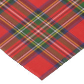 Royal Stewart Clan Tartan Kariert Tischdecke (Schrägansicht)