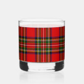 Royal Stewart Clan Tartan Kariert Whiskyglas (Rückseite)