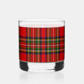 Royal Stewart Clan Tartan Kariert Whiskyglas (Rechts)
