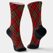 Royal Stewart Clan Tartan Karierte Muster Socken (Gewinkelt)