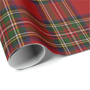 Royal Stewart Clan Tartan Karo Geschenkpapier