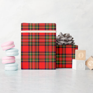 Royal Stewart Clan Tartan Karo  Geschenkpapier