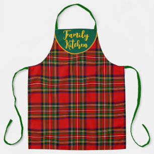 Royal Stewart Clan Tartan Karo Personalisierte Sch Schürze
