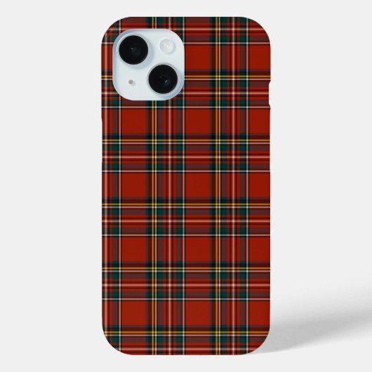 Royal Stewart Classic Red Scottish Tartan Case-Mate iPhone Hülle (Rückseite)