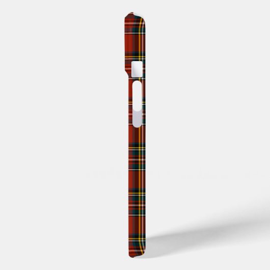 Royal Stewart Classic Red Scottish Tartan Case-Mate iPhone Hülle (Rückseite / Links)