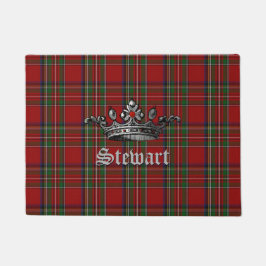 Royal Stewart Crown Personalisiert Door Mat Fußmatte