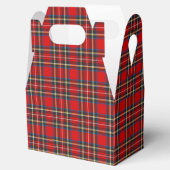 Royal Stewart Modern Tartan Kariert Geschenkschachtel (Geöffnet)