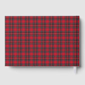 Royal Stewart Original Scottish Tartan Gästebuch (Rückseite)