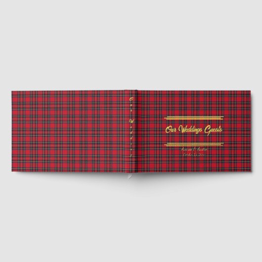 Royal Stewart Original Scottish Tartan Gästebuch (Voll)