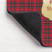 Royal Stewart Original Scottish Tartan Mousepad (Ecke)
