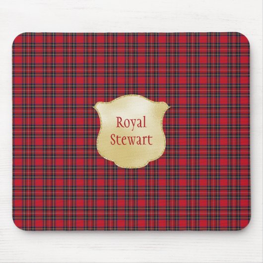 Royal Stewart Original Scottish Tartan Mousepad (Vorne)
