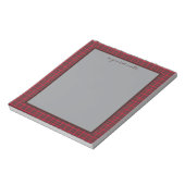 Royal Stewart Original Scottish Tartan  Notizblock (Rotiert)