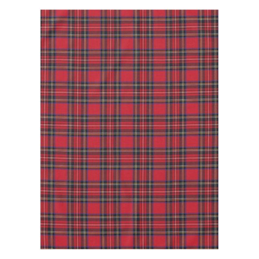 Royal Stewart Original Scottish Tartan Tischdecke (Vorderseite)
