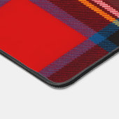 Royal Stewart Plaid Red MONOGRAM Schreibtischunterlage (Ecke)