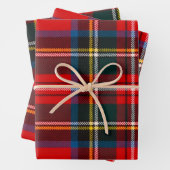 Royal Stewart Red Plaid Geschenkpapier Set (Beispiel)