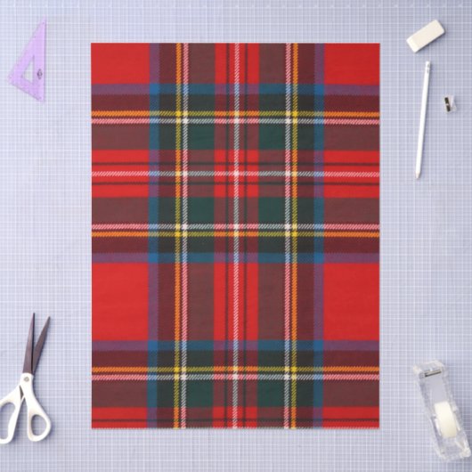 Royal Stewart Red Plaid Seidenpapier (Basteln)