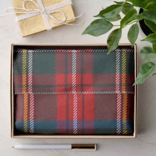Royal Stewart Red Plaid Seidenpapier (Geschenk)