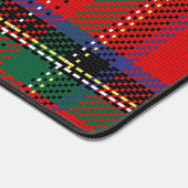 Royal Stewart rote und grüne Schotten tartan Muste Schreibtischunterlage (Ecke)