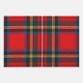 Royal Stewart Rotkariert Geschenkpapier Set (Vorderseite 3)