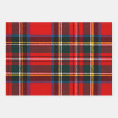 Royal Stewart Rotkariert Geschenkpapier Set (Vorderseite)