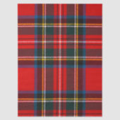 Royal Stewart Rotkariert Seidenpapier (Vorderseite)