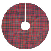Royal Stewart Scottish Tartan Polyester Weihnachtsbaumdecke (Vorderseite)