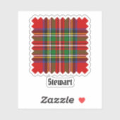 Royal Stewart Tartan Aufkleber (Blatt)