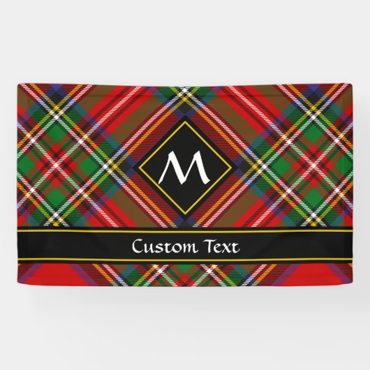Royal Stewart Tartan Banner (Horizontal)