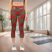 Royal Stewart Tartan Capri Leggings