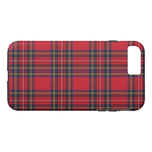 Royal Stewart Tartan Case-Mate iPhone Hülle (Rückseite (Horizontal))