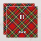 Royal Stewart Tartan Einladung (Vorne/Hinten)