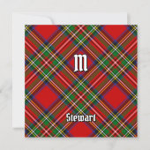 Royal Stewart Tartan Einladung (Vorderseite)