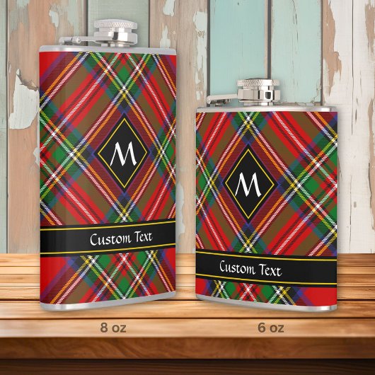 Royal Stewart Tartan Flachmann