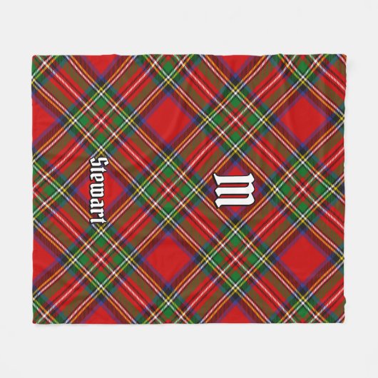 Royal Stewart Tartan Fleecedecke (Vorderseite (Horizontal))