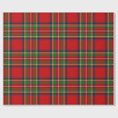 Royal Stewart Tartan Geschenkpapier (Flach)