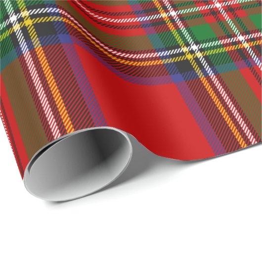 Royal Stewart Tartan Geschenkpapier (Rolleneckpunkt)