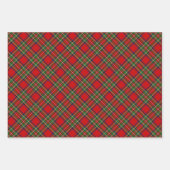 Royal Stewart Tartan Geschenkpapier Set (Vorderseite 2)