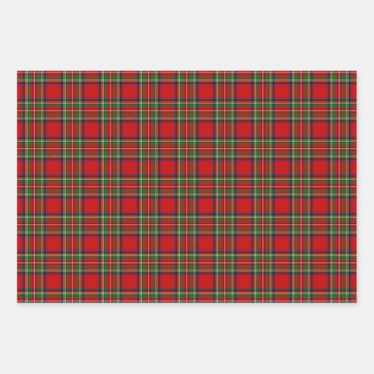 Royal Stewart Tartan Geschenkpapier Set (Vorderseite)