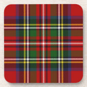 Royal Stewart Tartan Getränkeuntersetzer (Vorderseite)