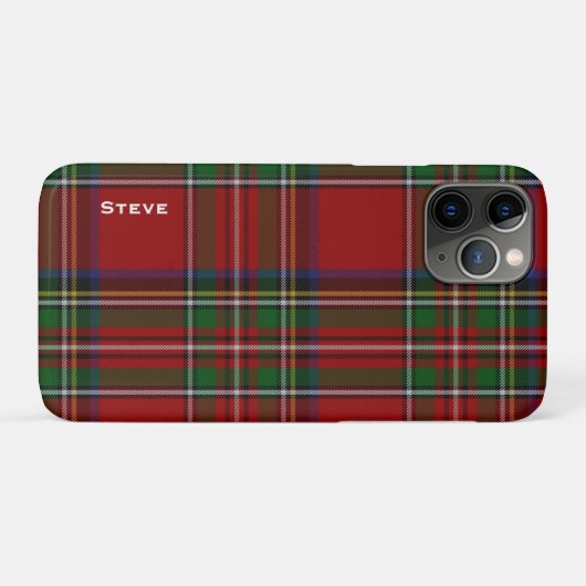Royal Stewart Tartan Kariert Case-Mate iPhone Hülle (Rückseite (Horizontal))