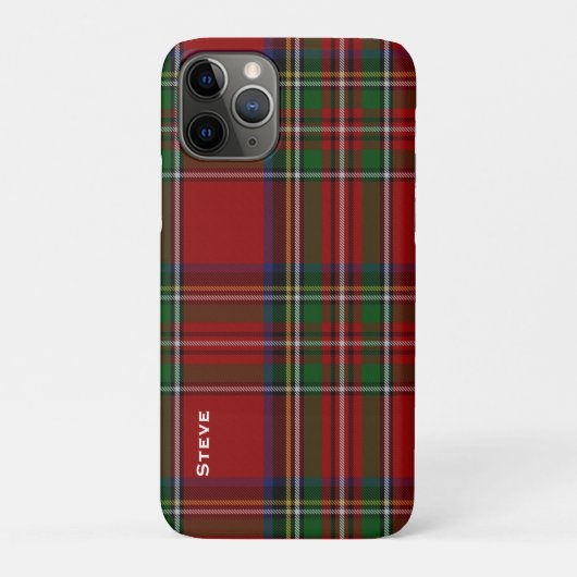 Royal Stewart Tartan Kariert Case-Mate iPhone Hülle (Rückseite)
